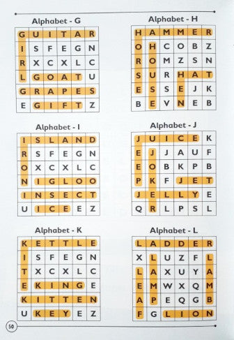 Word Search for Kids Book - 1