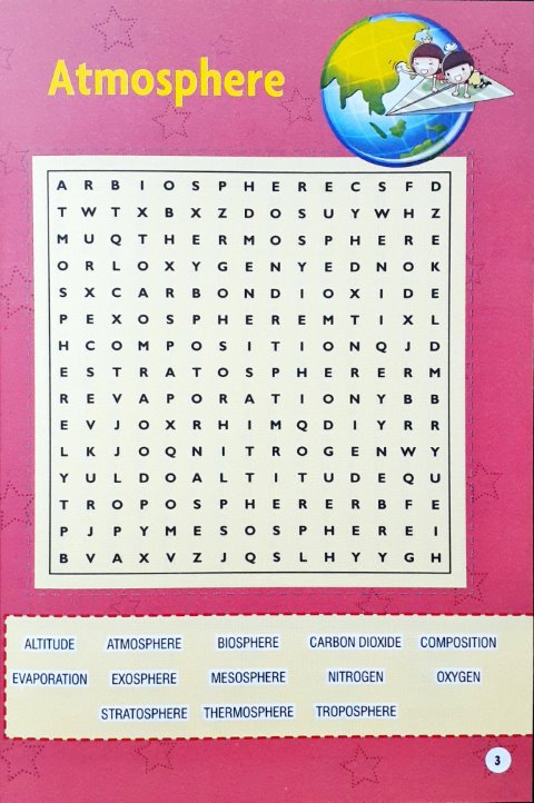 Word Search for Kids Book - 4