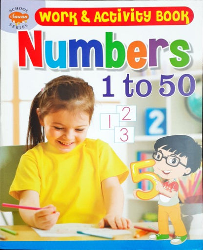 Work & Activity Book Numbers 1 To 50