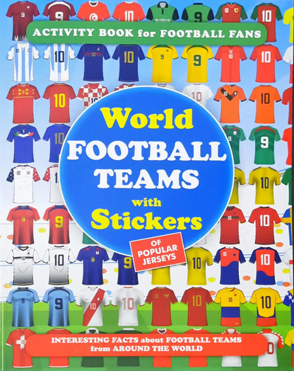 World Football Teams with Stickers of Popular Jerseys