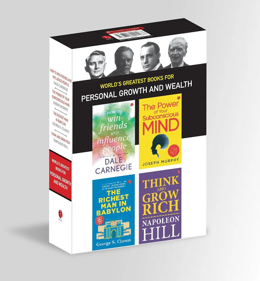 World’s Greatest Books For Personal Growth & Wealth : Set of 4 Books