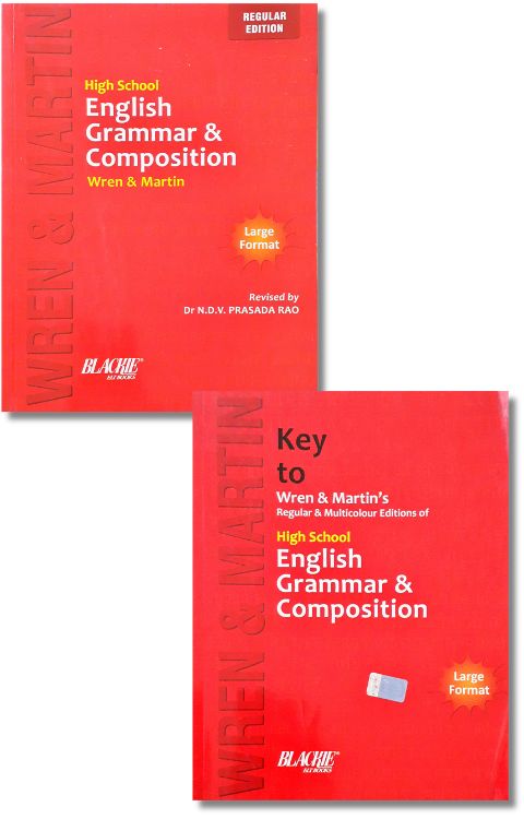 High School Wren and Martin English Grammar and Composition Regular Edition and Key to Wren and Martin English Grammar and Composition