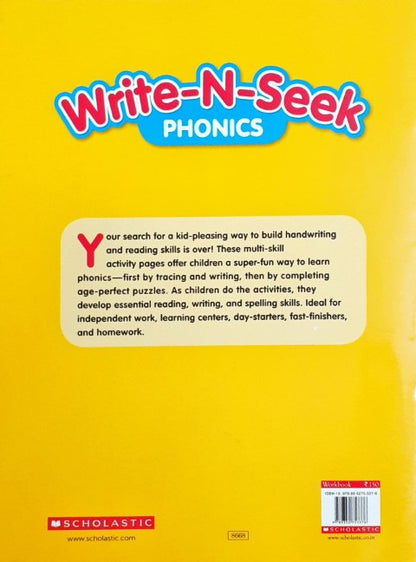 Write N Seek: Phonics - Motivating Practice Pages To Help Kids Master Phonics Skills