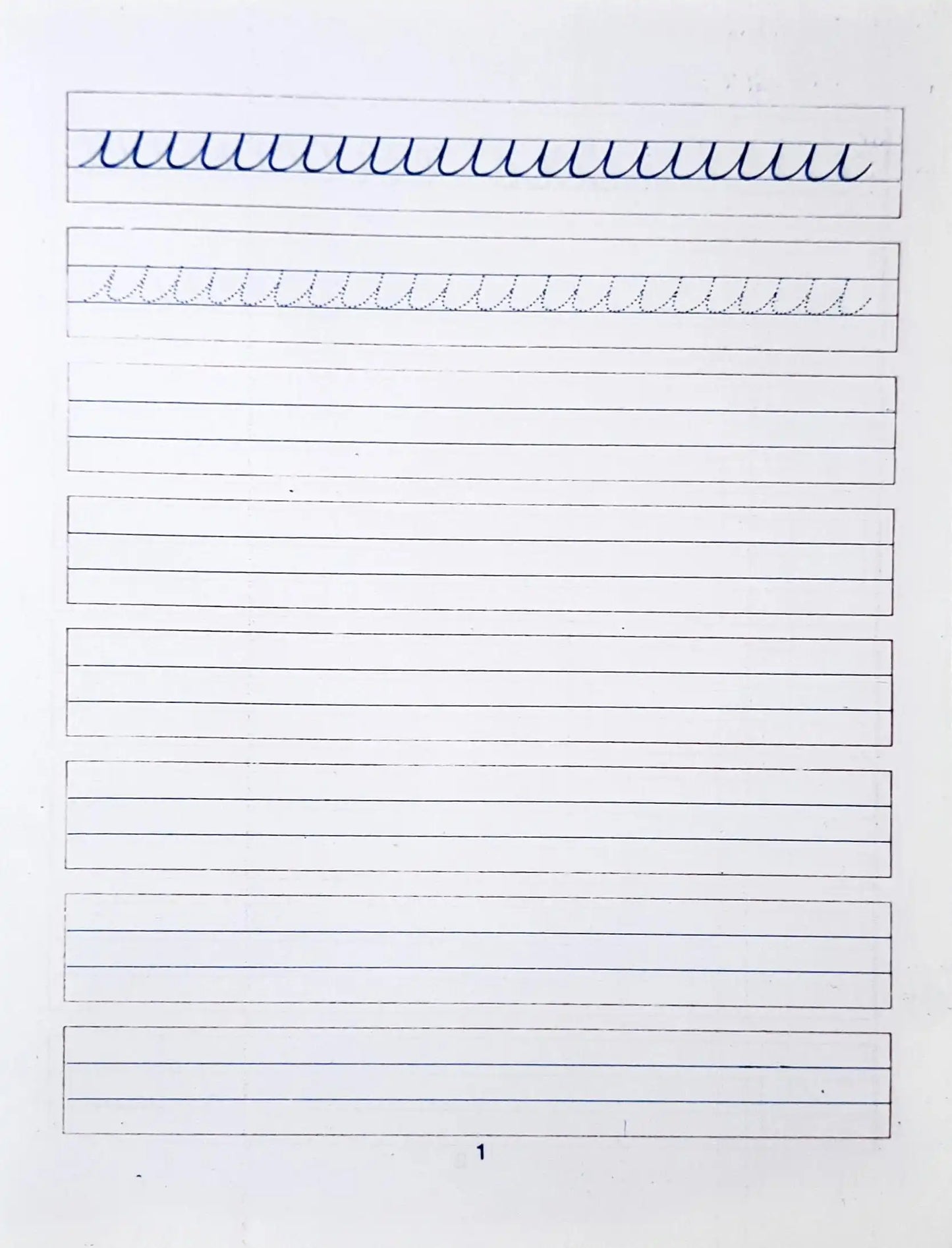 Bunny Cursive Writing 1