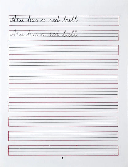 Bunny Cursive Writing 3