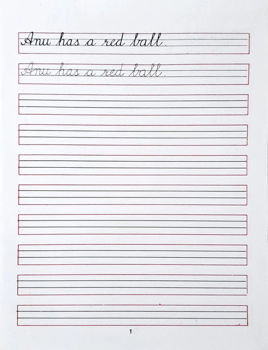 Bunny Cursive Writing 3