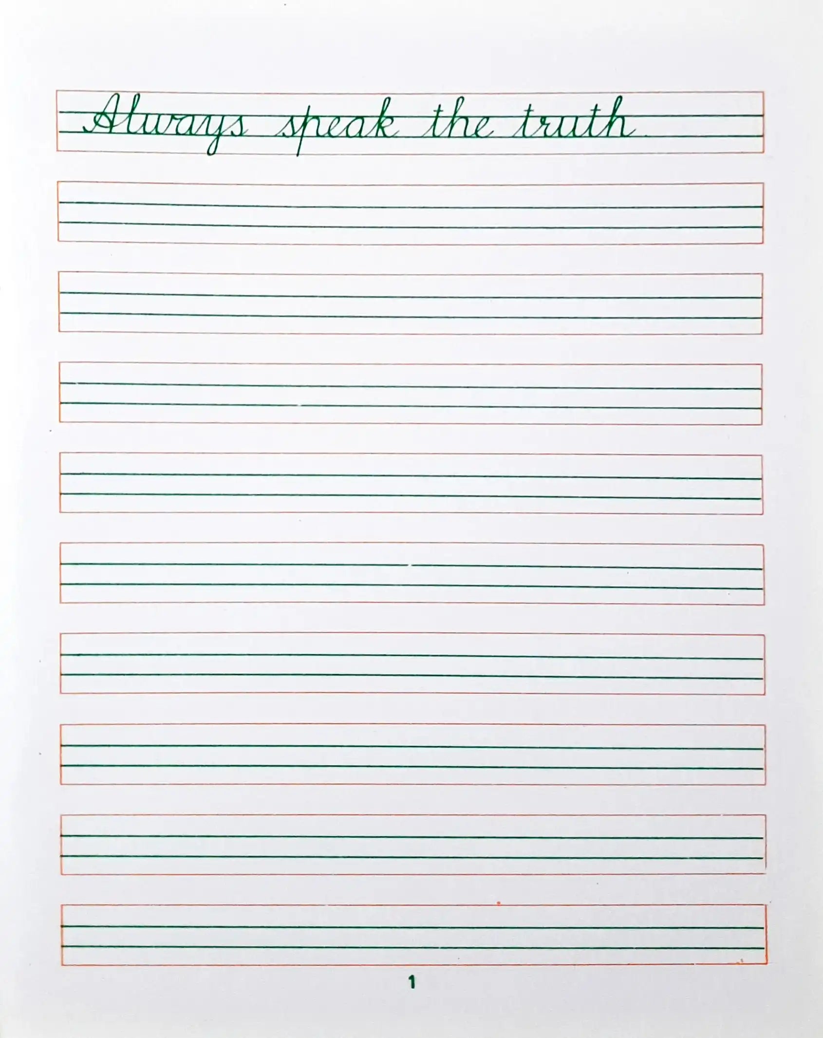 Bunny Cursive Writing 4 – Books and You