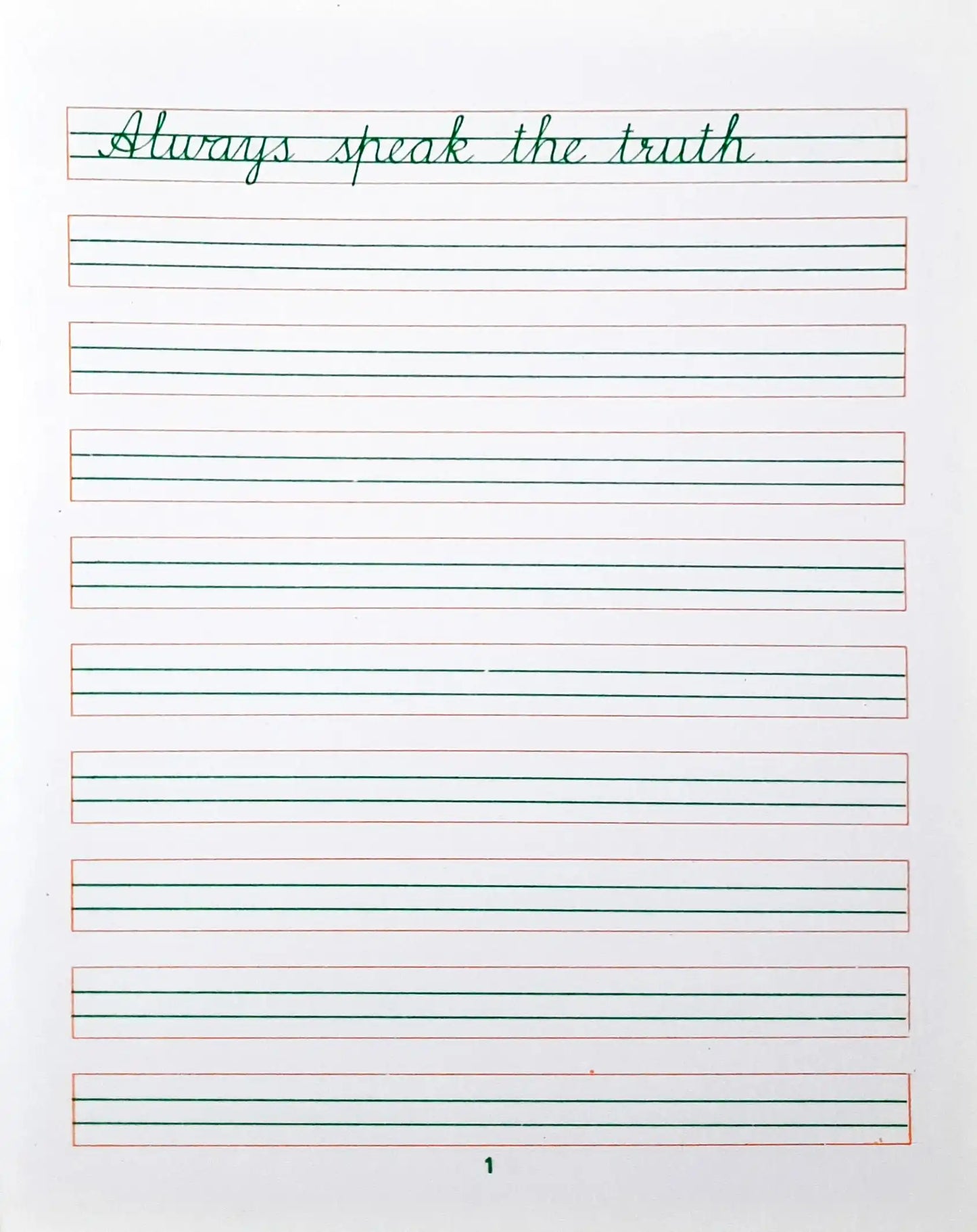 Bunny Cursive Writing 4