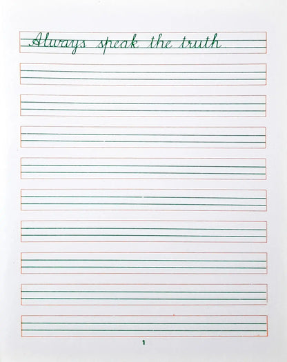 Bunny Cursive Writing 4