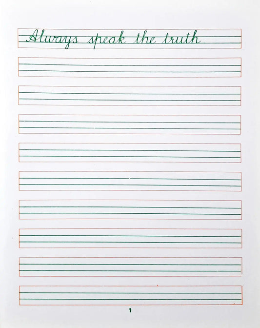 Bunny Cursive Writing 4