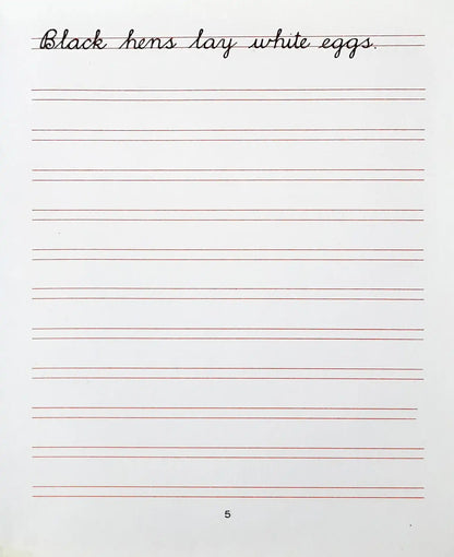 Bunny Cursive Writing 5