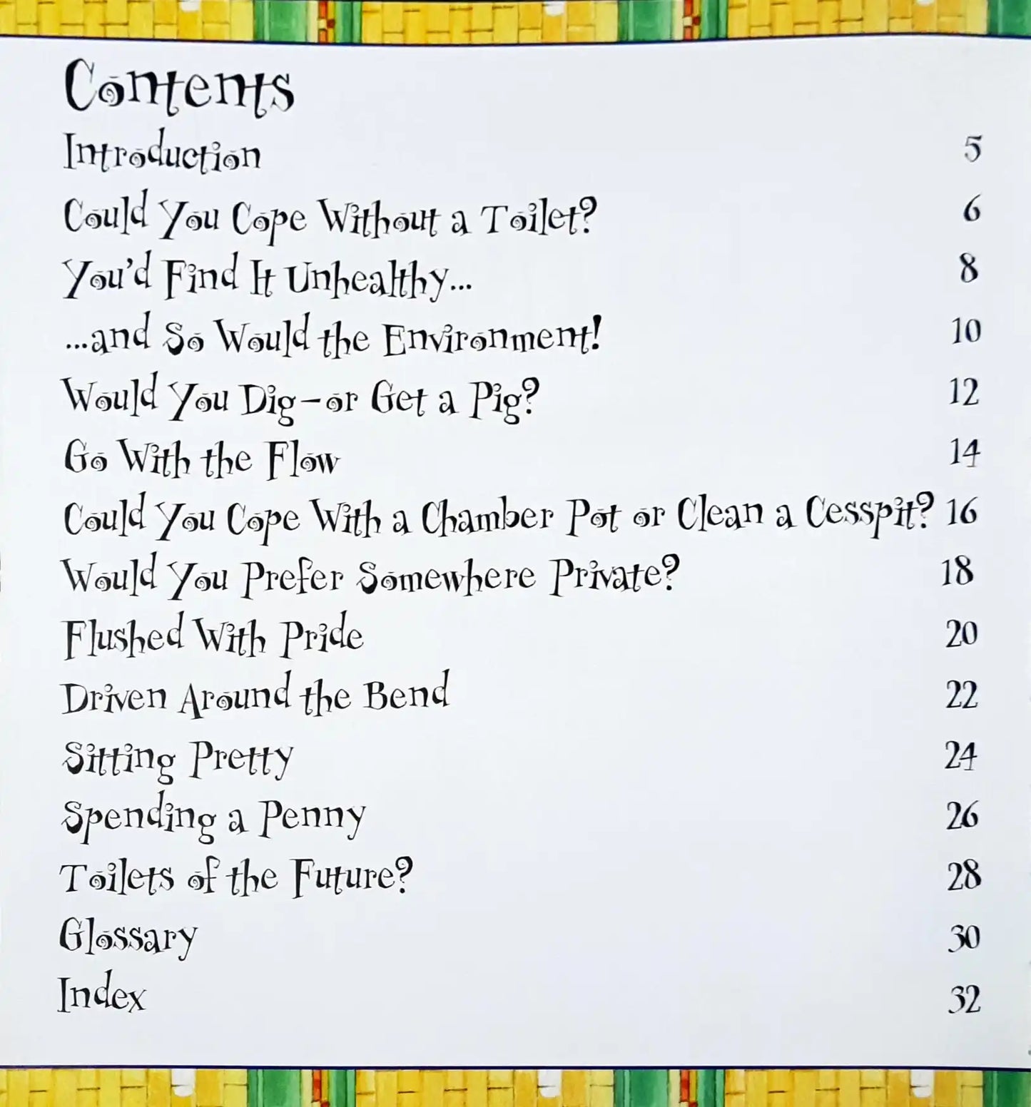 You Wouldn't Want To Live Without Toilets (P)