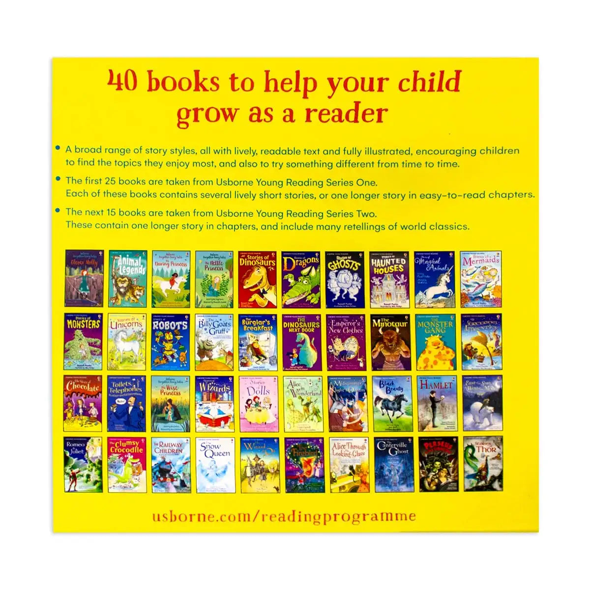 Young Reading The Usborne Reading Collection 40 Books Box Set