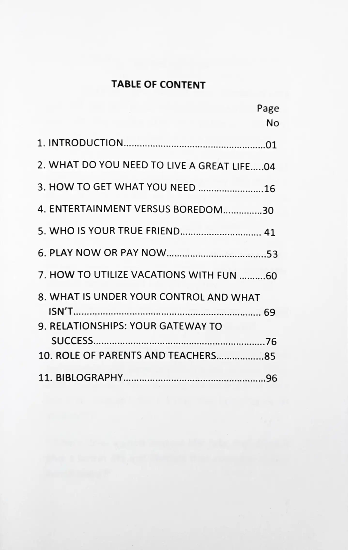 Your Passport to HMT : 3 Pillars of Great Life