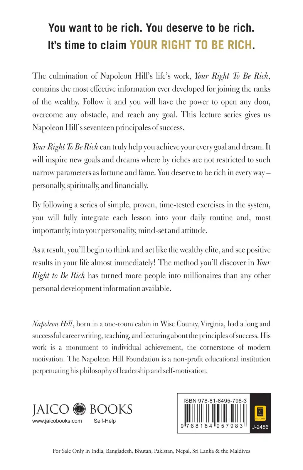 Your Right To Be Rich