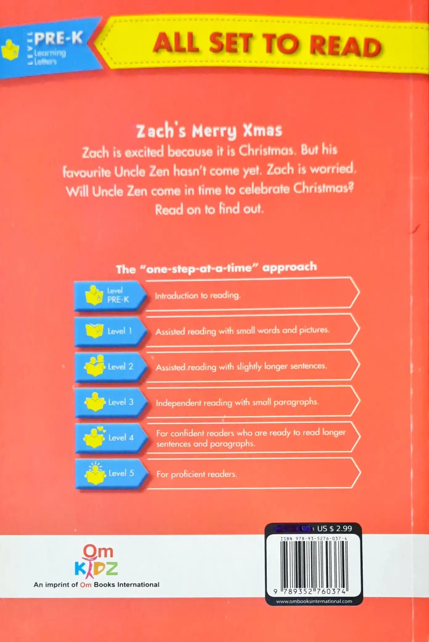 All set to Read Level 1 : A Phonics Reader - Fun with Letter XYZ Zachs Merry Xmas (P)