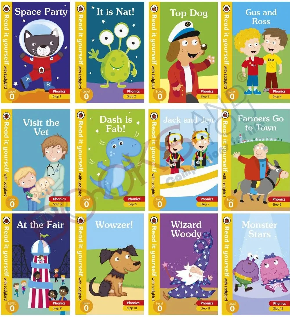 Read It Yourself With Ladybird Level 0 Set Of 12 Books - Image #1