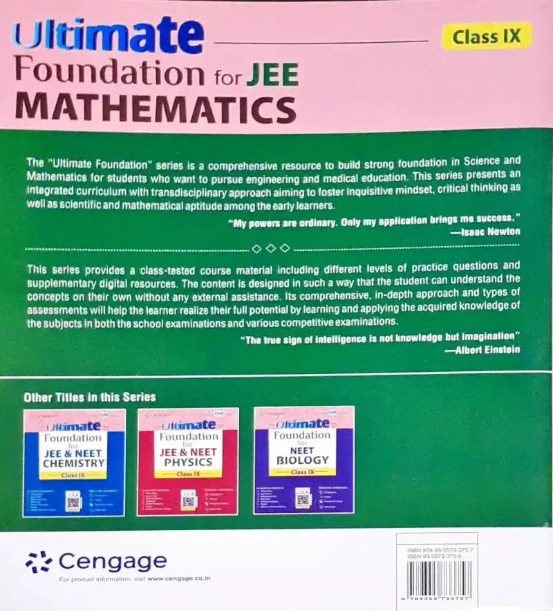 Jfe Math Book Ultimate Foundation for JEE Mathematics: Class IX – Books and You