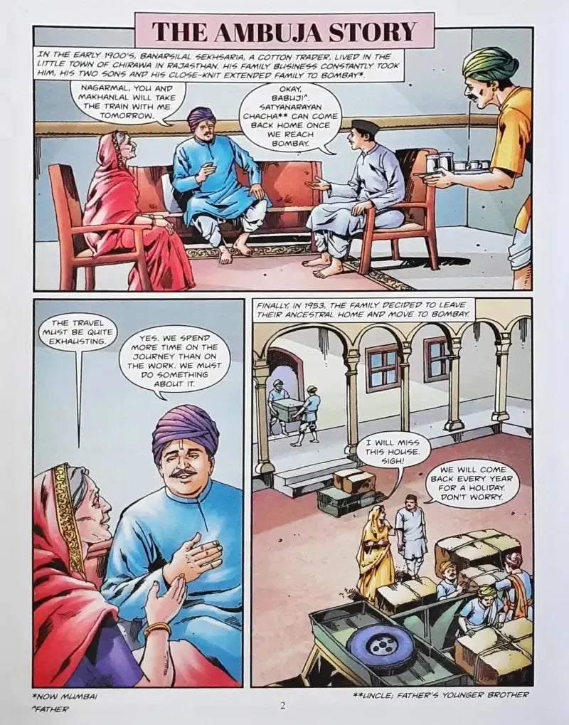 The Ambuja Story : Cementing a Legacy - Amar Chitra Katha Vol. 861 - Image #3