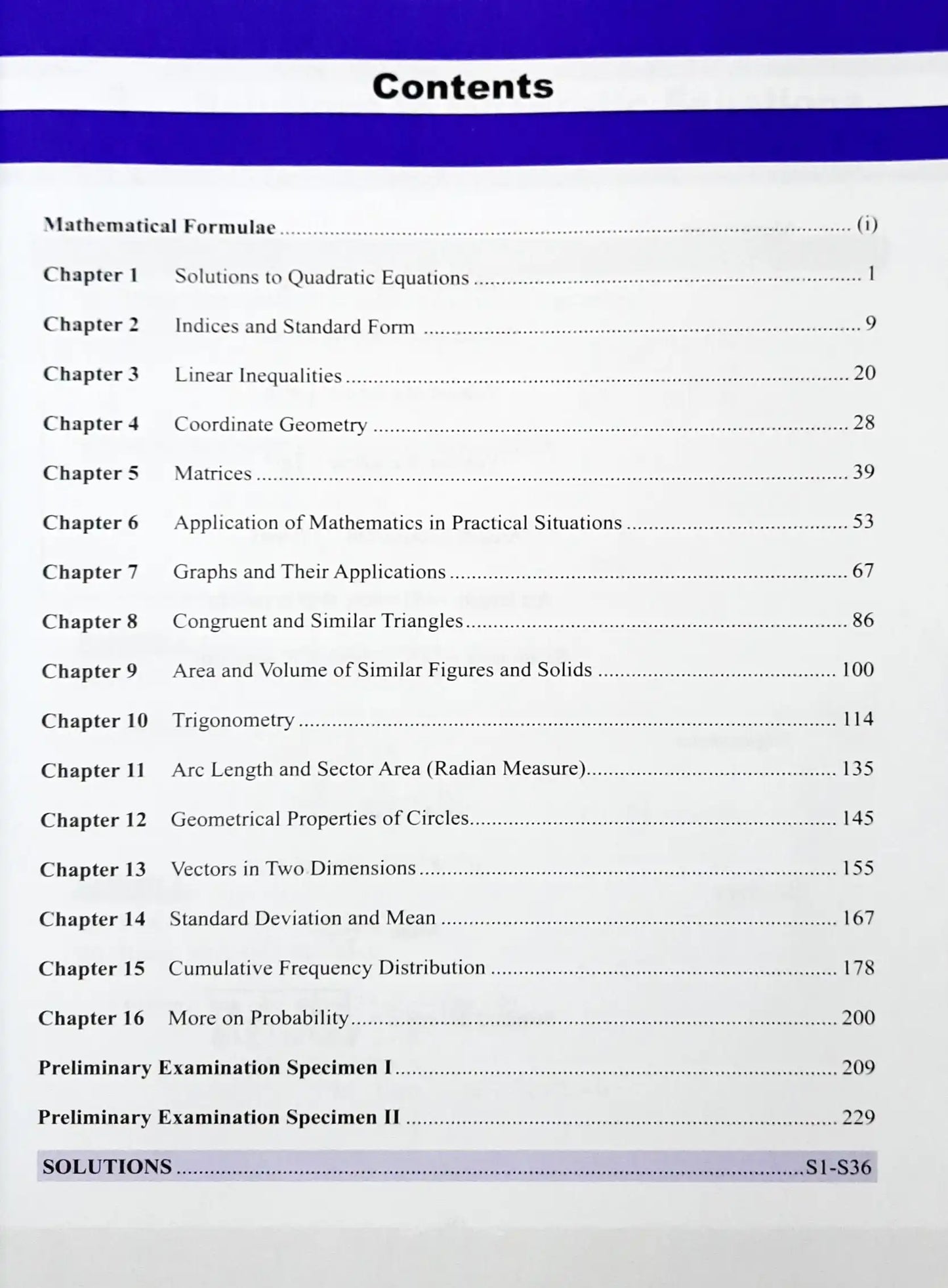 SAP Be Great At Mathematics Secondary 3 & 4