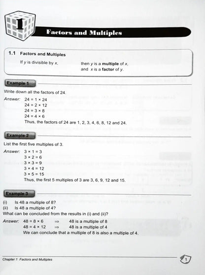 SAP Be Great at Mathematics for Secondary 1