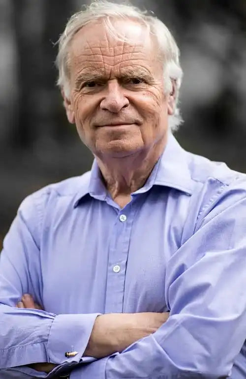 Books and You author of Adam and Eve, an older man with white hair wearing a light purple button-down shirt.