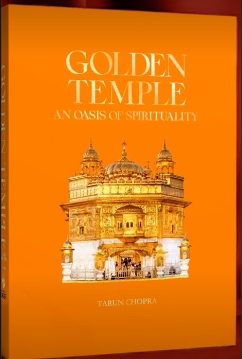 Books and You Golden Temple An Oasis of Spirituality coffee-table book cover with vibrant orange background