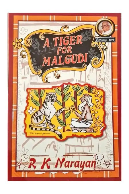 Books and You paperback edition of A Tiger for Malgudi by R. K. Narayan featuring illustrated tiger and guru cover art.