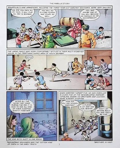 The Ambuja Story : Cementing a Legacy - Amar Chitra Katha Vol. 861 - Image #4