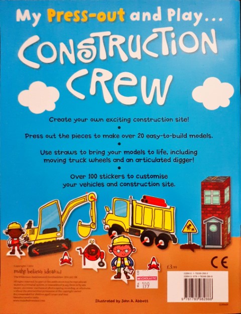 Press-Out And Play: Construction Crew