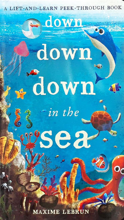 Down Down Down In The Sea A Lift and Learn Peek Through Book