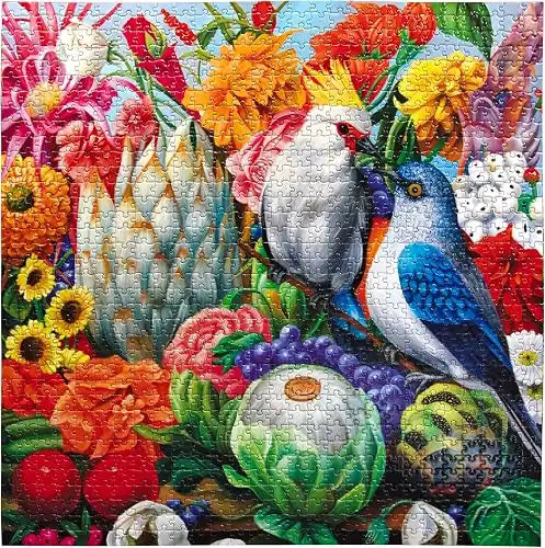 eeBoo Piece & Love : Magical Fruits | 1000-Piece Jigsaw Puzzle for Adults