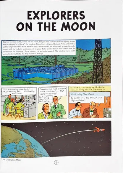 The Adventures of Tintin 17 Explorers on the Moon - Image #2