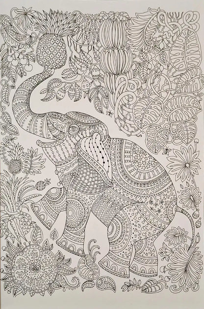 Art Maker : In the Jungle Colouring Book