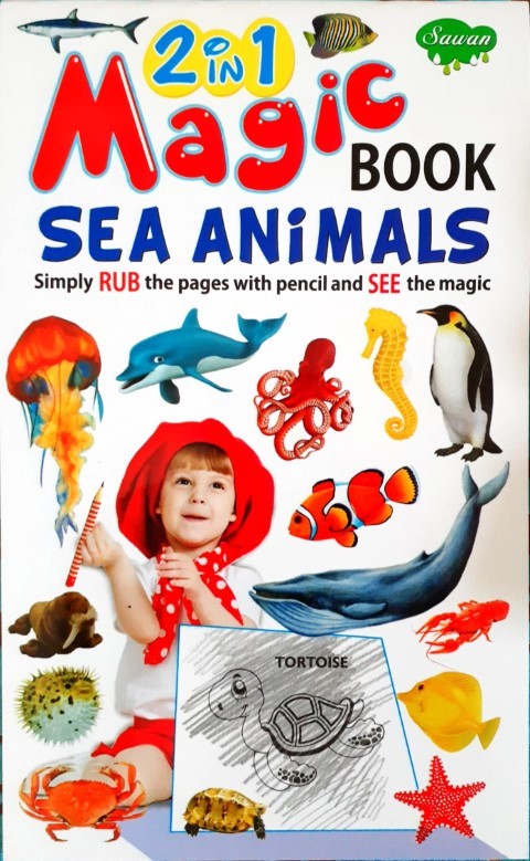 2 in 1 Magic Book Dinosaurs Sea Animals