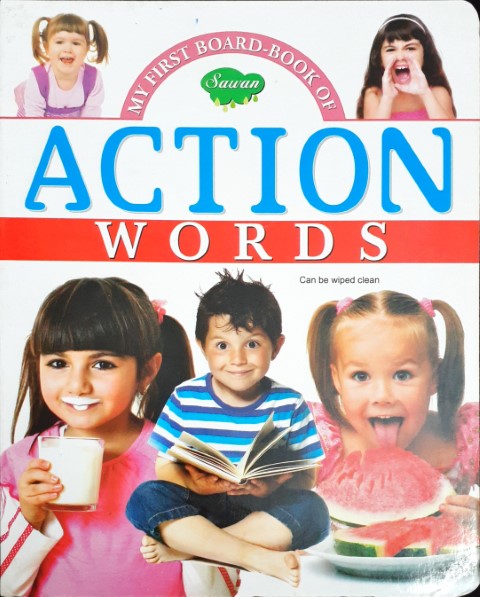 My First Board Book of Action Words - Wipe & Clean