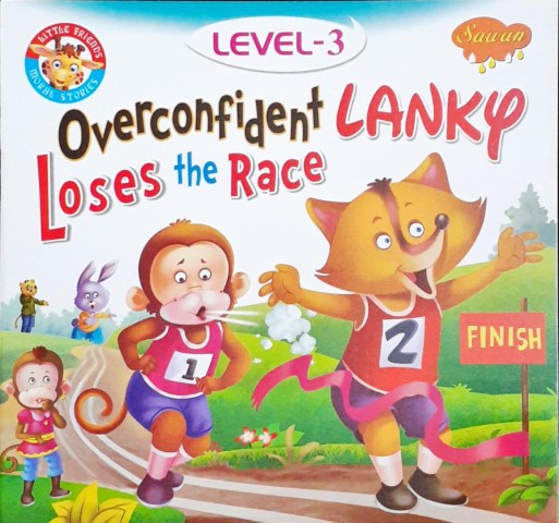 Overconfident Lanky Loses The Race Level 3 - Little Friends Moral Stories