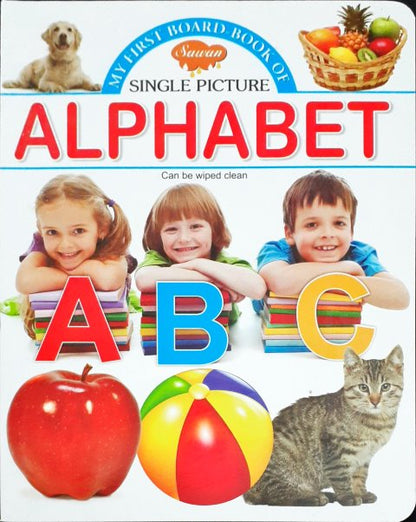 My First Board Book of Single Picture Alphabet - Wipe & Clean