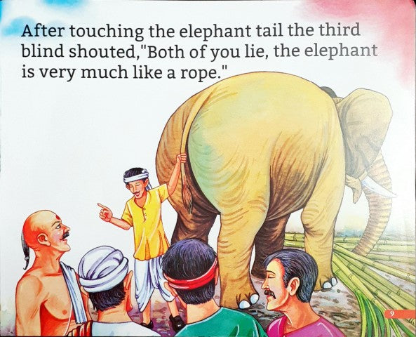 An Elephant And Six Blind Men - Moral Stories – Books and You