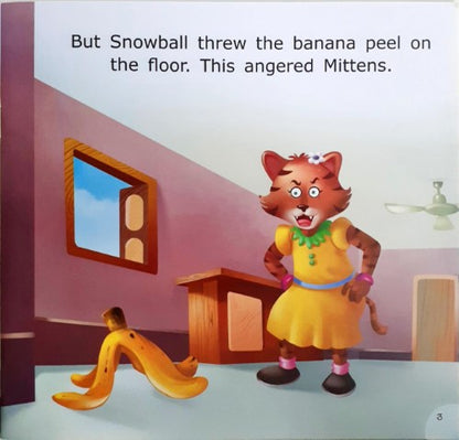 Snowball Learns About Cleanliness Level 2 - Little Friends Moral Stories