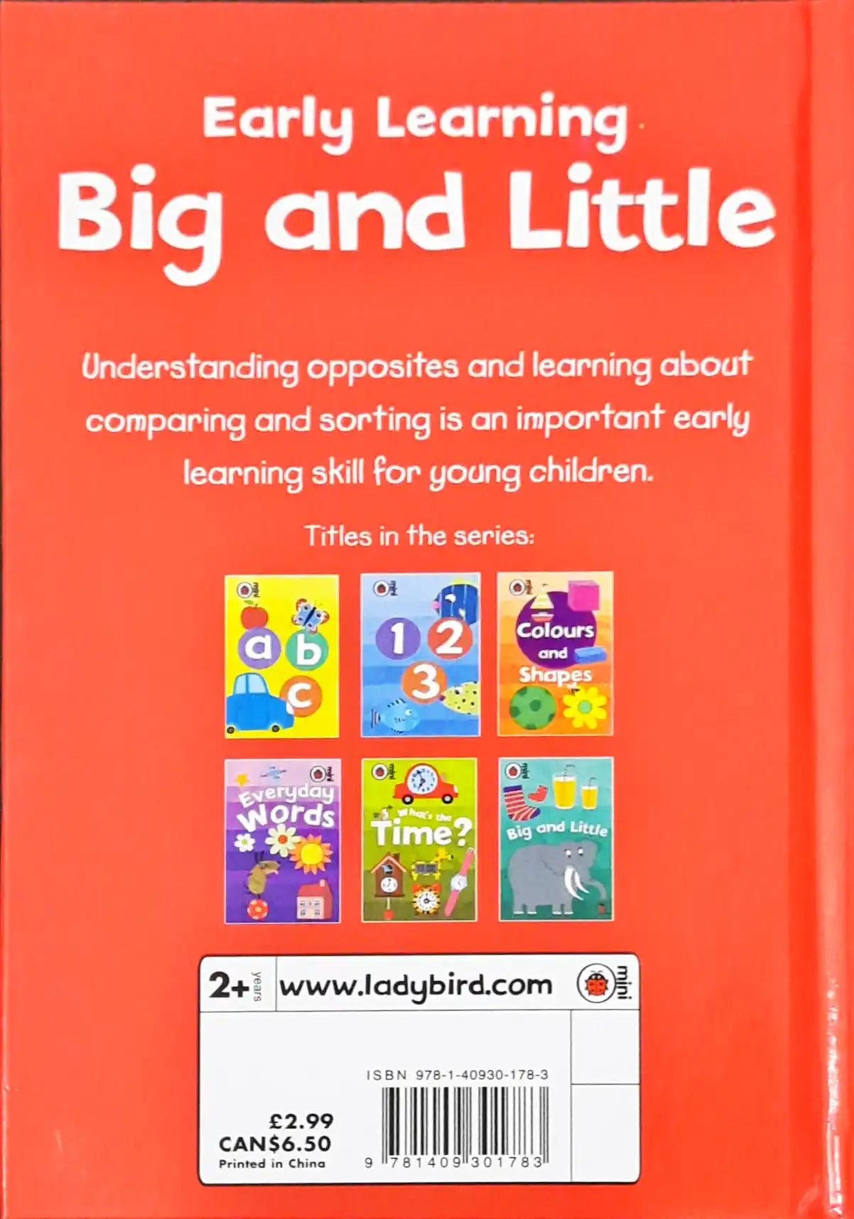 Ladybird Mini - Early Learning : Big and Little