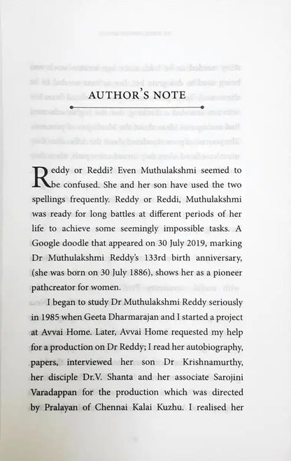 Pioneers Of Modern India Muthulakshmi Reddy A Trailblazer In Surgery And Women's Rights