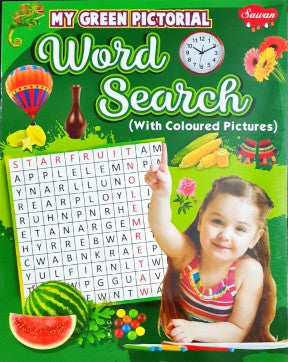 My Green Pictorial Word Search With Coloured Pictures
