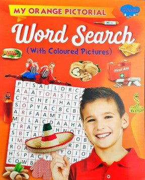My Orange Pictorial Word Search With Coloured Pictures