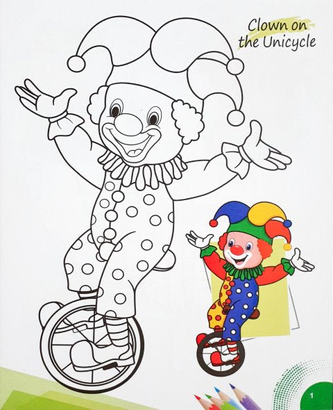 My Copy to Colour GREEN Develop Your Colouring Skills