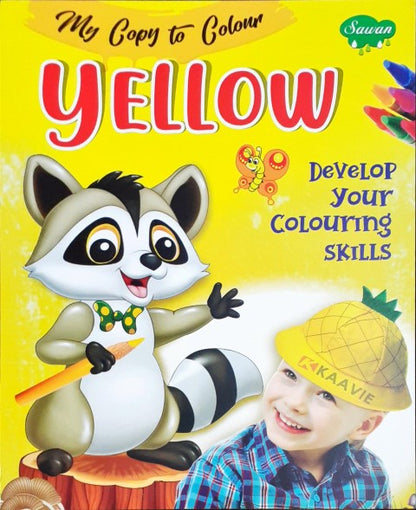 My Copy to Colour YELLOW Develop Your Colouring Skills
