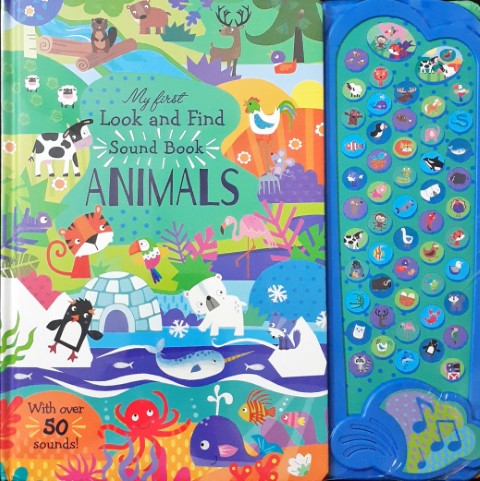 My First Look And Find Set of 3 Sound Books Transport Animals My Busy Day With Over 150 Sounds