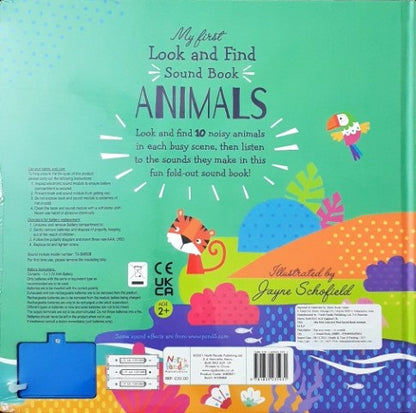 My First Look And Find Sound Book Animals With Over 50 Sounds