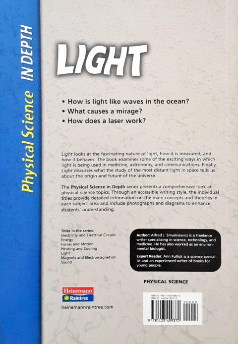Science In Depth Physical Science in Depth Light – Books and You