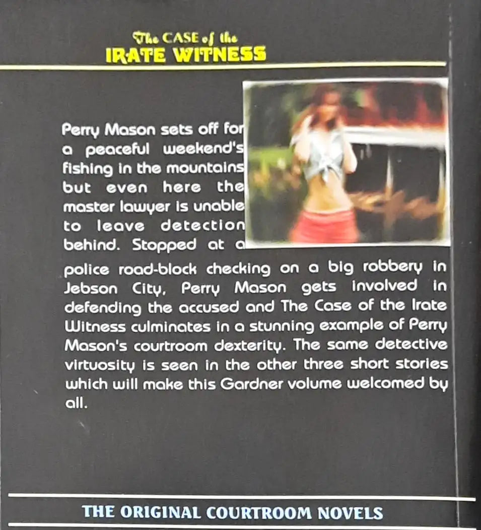Perry Mason #85 : The Case of the Irate Witness